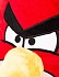 Декоративная подушка из серии Angry Birds - Красная птица Red Bird, 30 см  - миниатюра №2